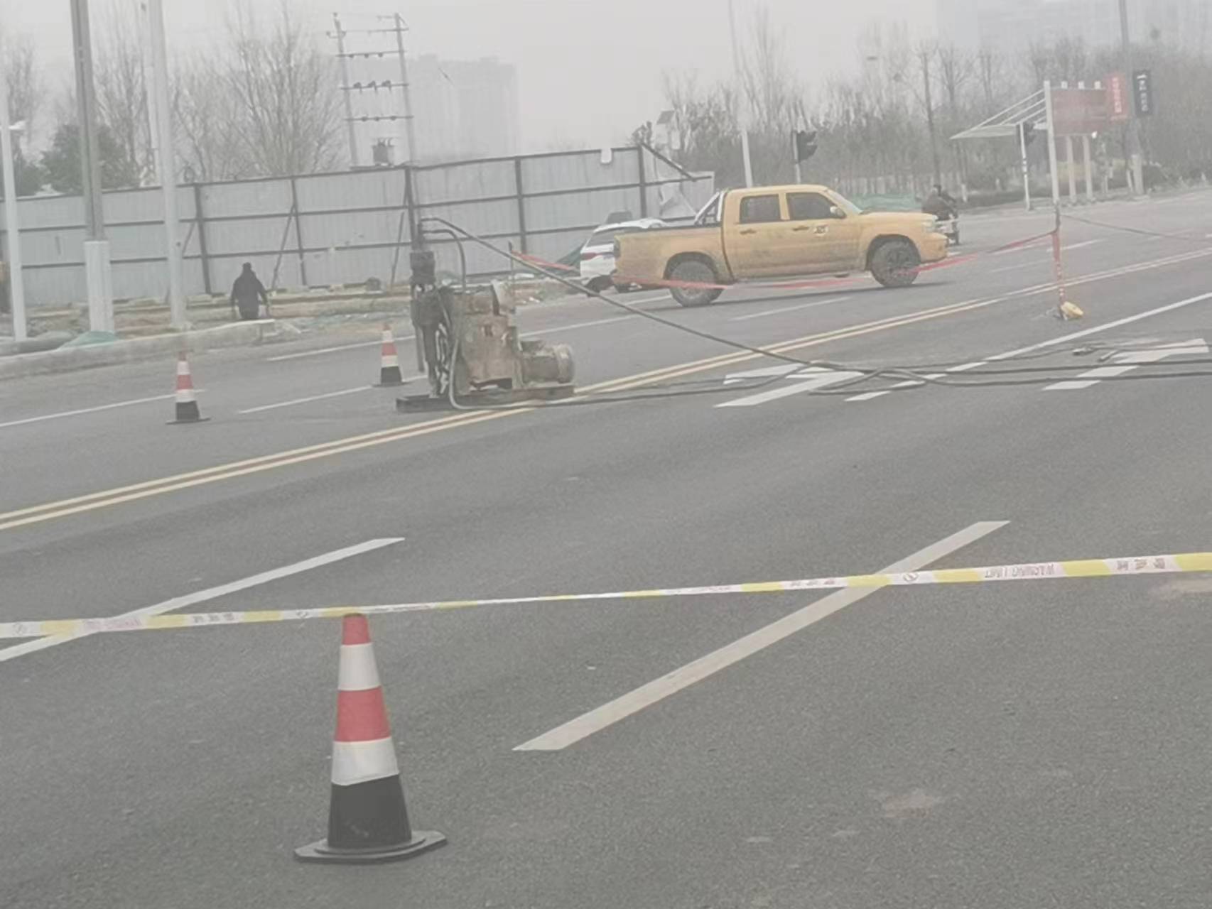 崇礼马路注浆